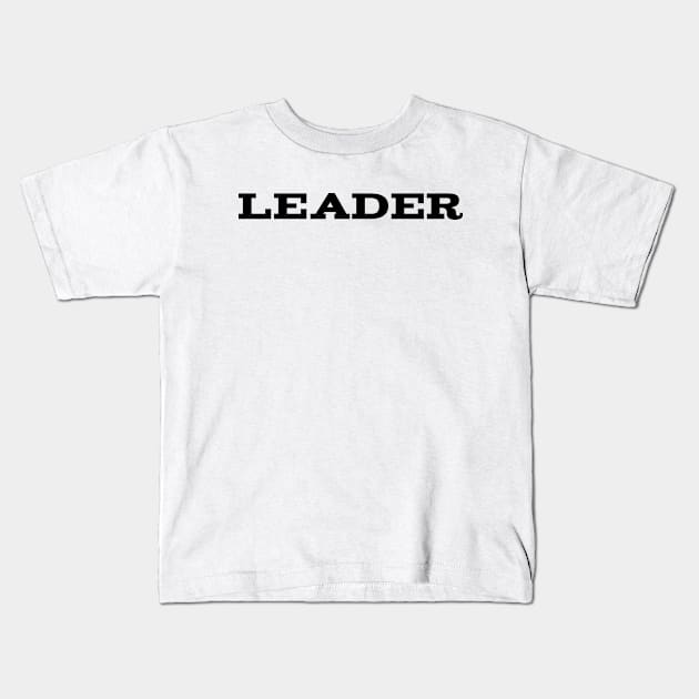 Leader Kids T-Shirt by Menu.D